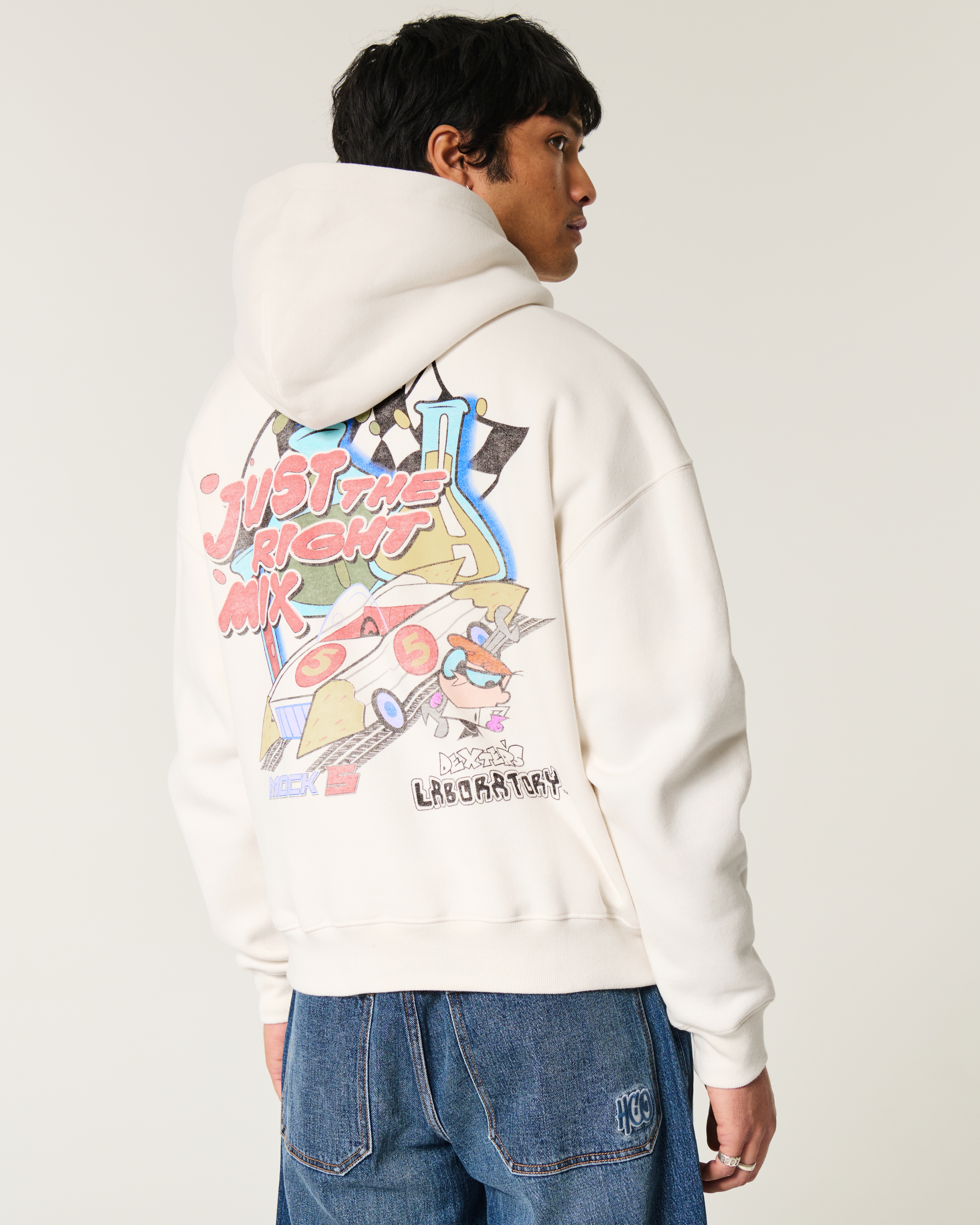 Boxy Dexter's Laboratory Graphic Hoodie