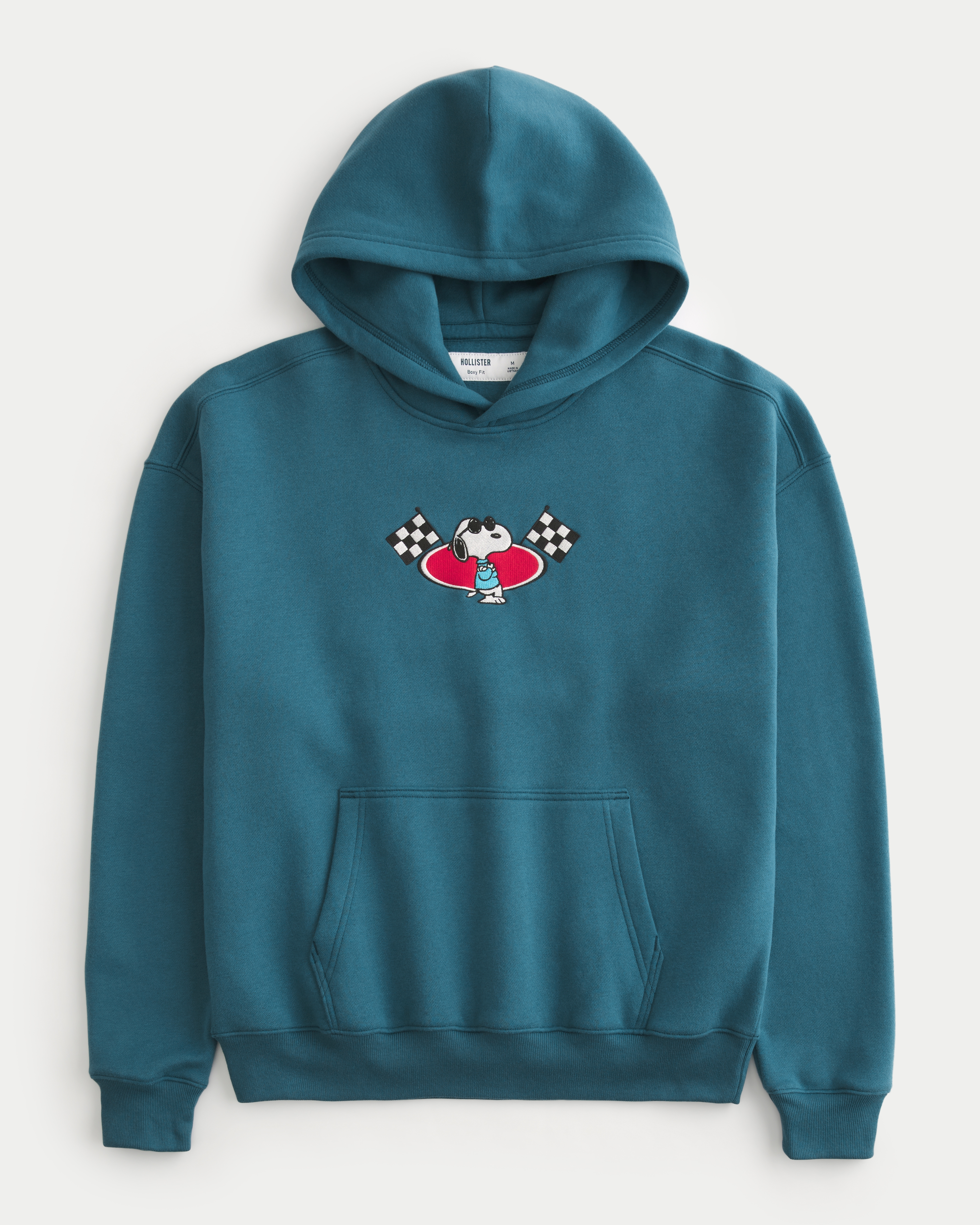 Boxy Snoopy Graphic Hoodie