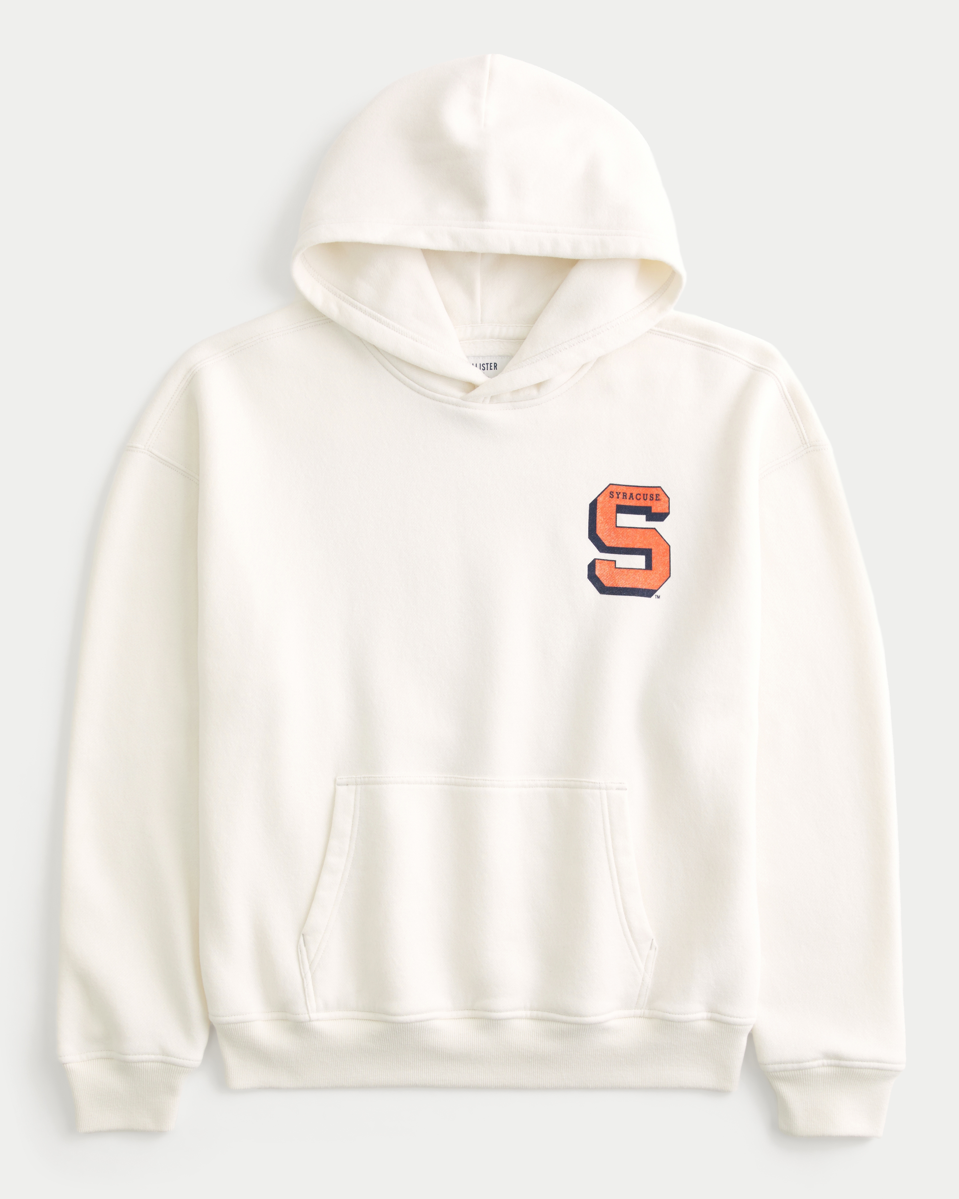 Boxy Syracuse Basketball Graphic Hoodie