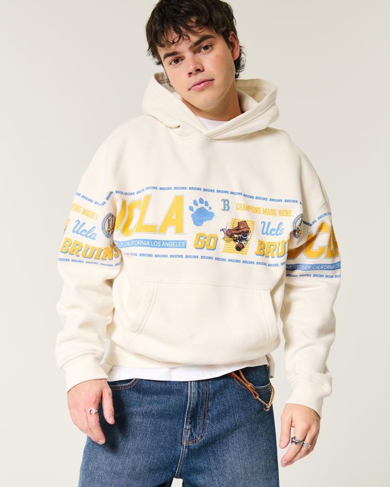 Boxy UCLA Graphic Hoodie