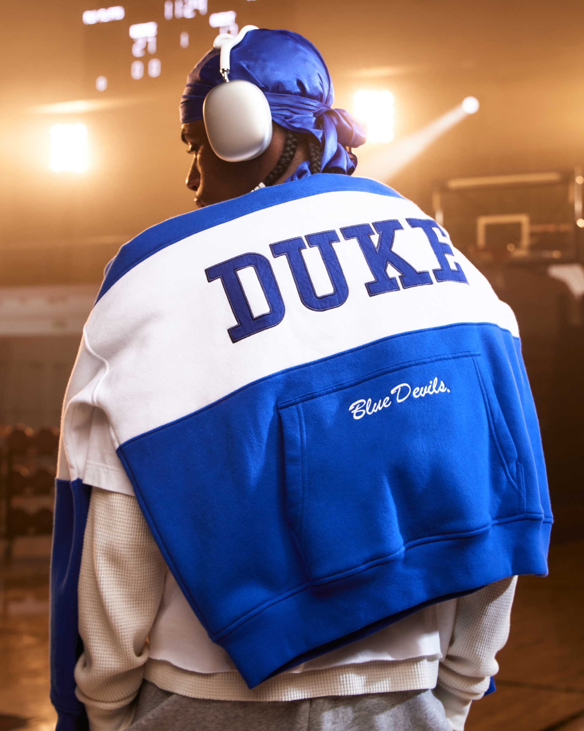 Boxy Duke Blue Devils Graphic Hoodie