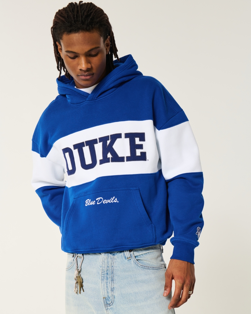 Boxy Duke Blue Devils Graphic Hoodie