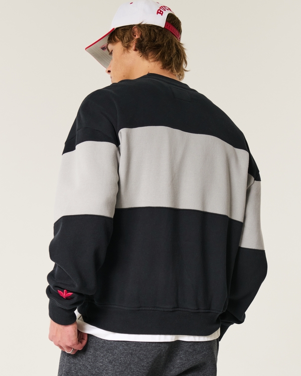 Boxy Ohio State Graphic Crew Sweatshirt