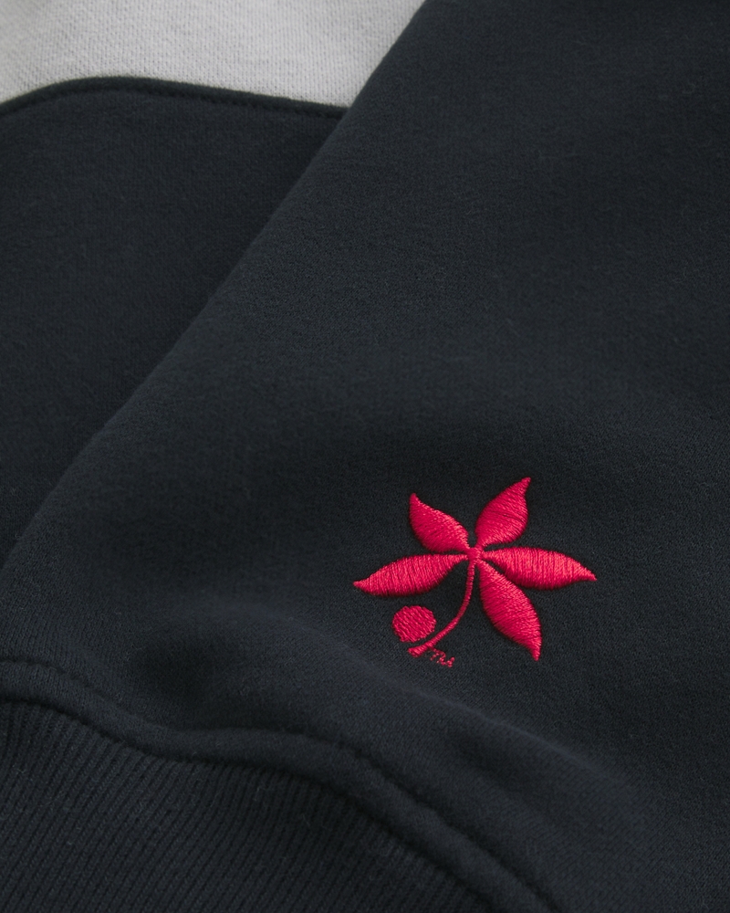 Boxy Ohio State Graphic Crew Sweatshirt