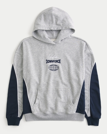 Men's Boxy Terry Logo Graphic Hoodie | Men's Sale