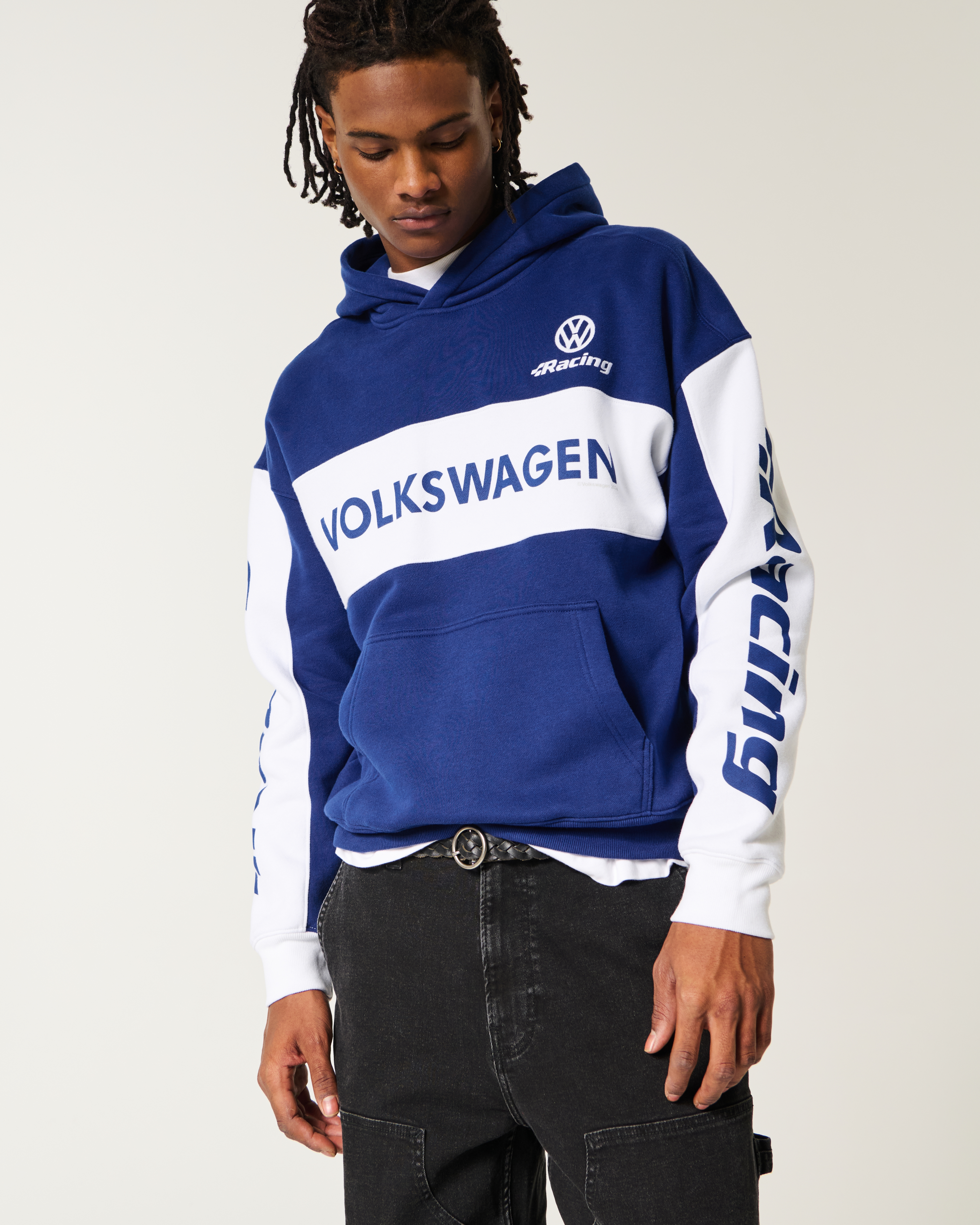 Boxy Volkswagen Racing Graphic Hoodie