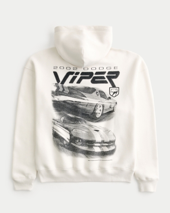 Men's Boxy Dodge Viper Graphic Hoodie | Men's Sweatshirts & Sweatpants | HollisterCo.com