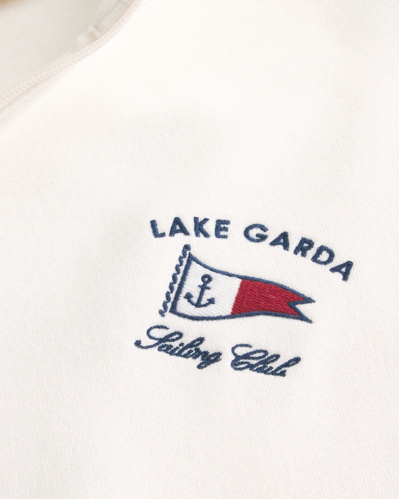 Relaxed Lake Garda Half-Zip Sweatshirt