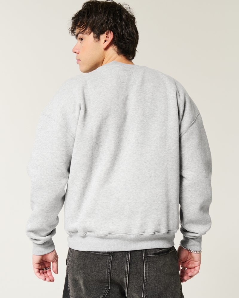 Boxy Texas A&M University Graphic Crew Sweatshirt