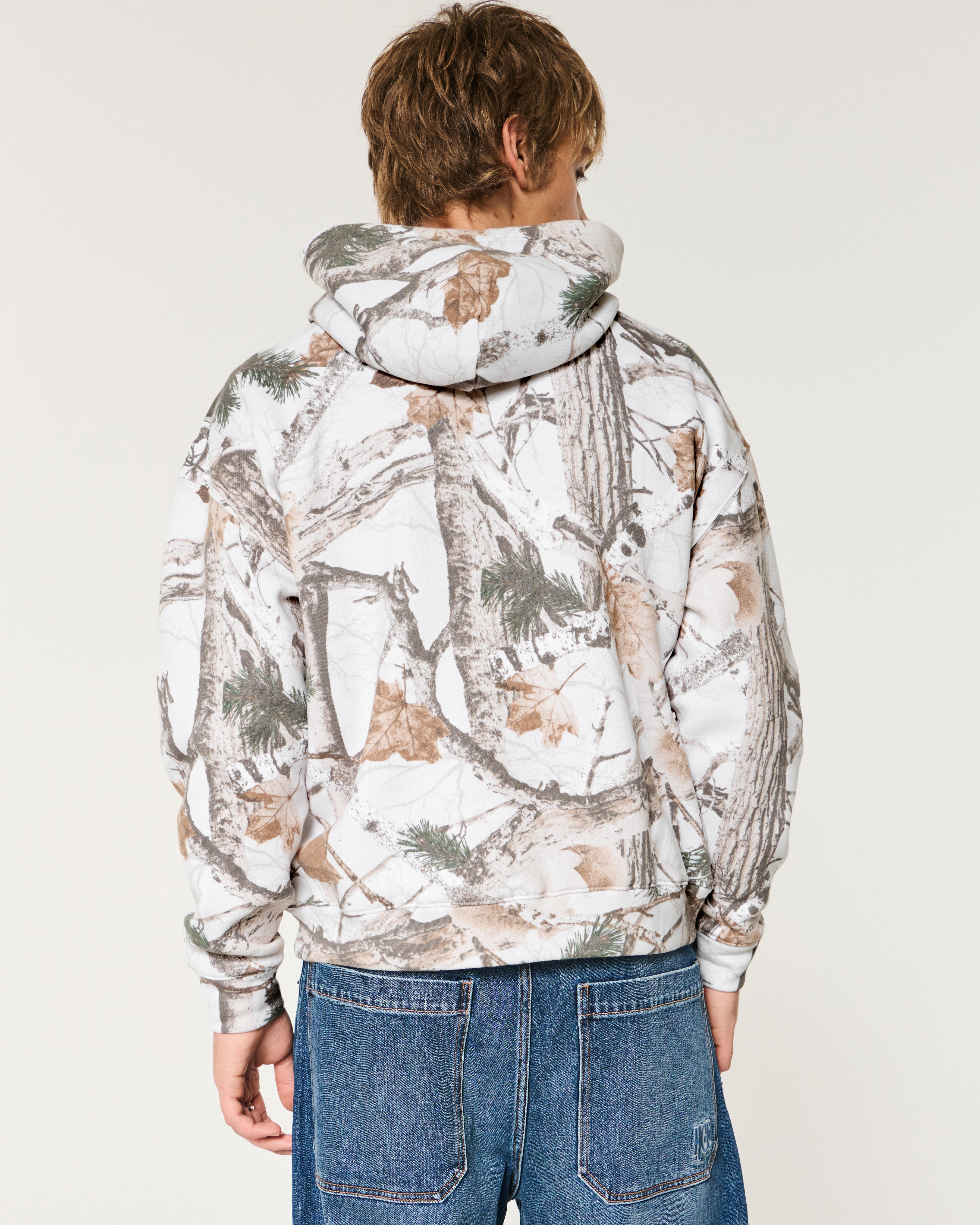 Boxy Camo Hoodie