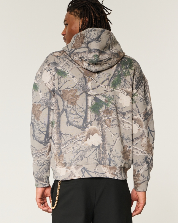 Boxy Camo Hoodie