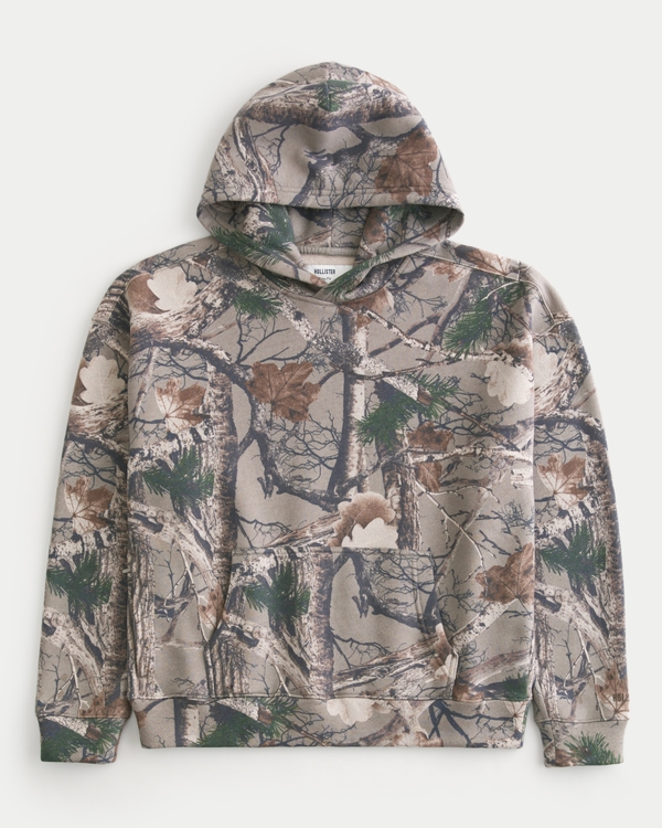 Boxy Camo Hoodie