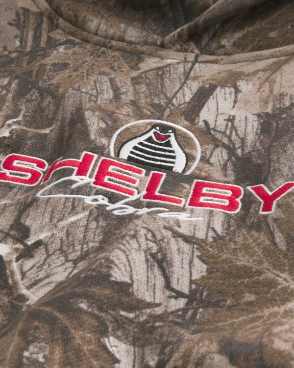 Boxy Shelby Graphic Camo Hoodie