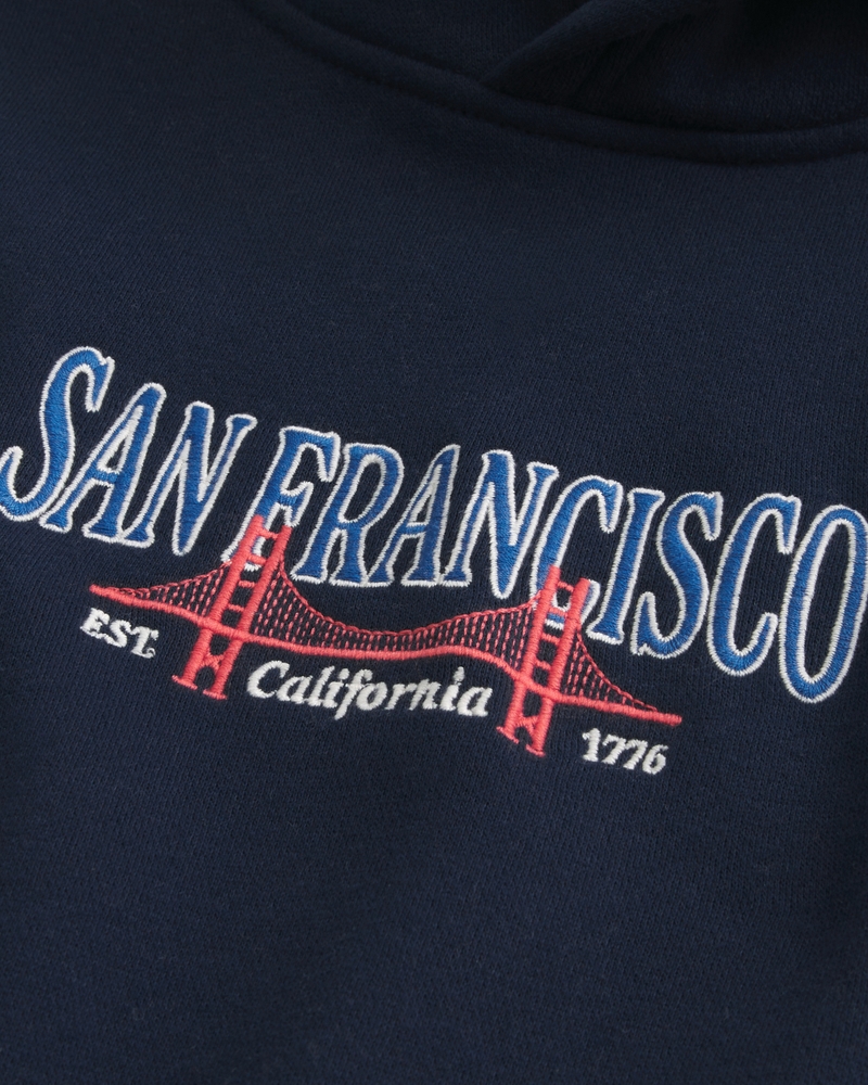 Boxy San Francisco Graphic Hoodie