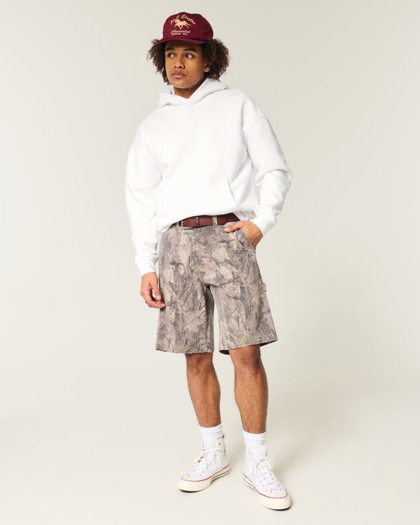 Boxy Hoodie, White view 2