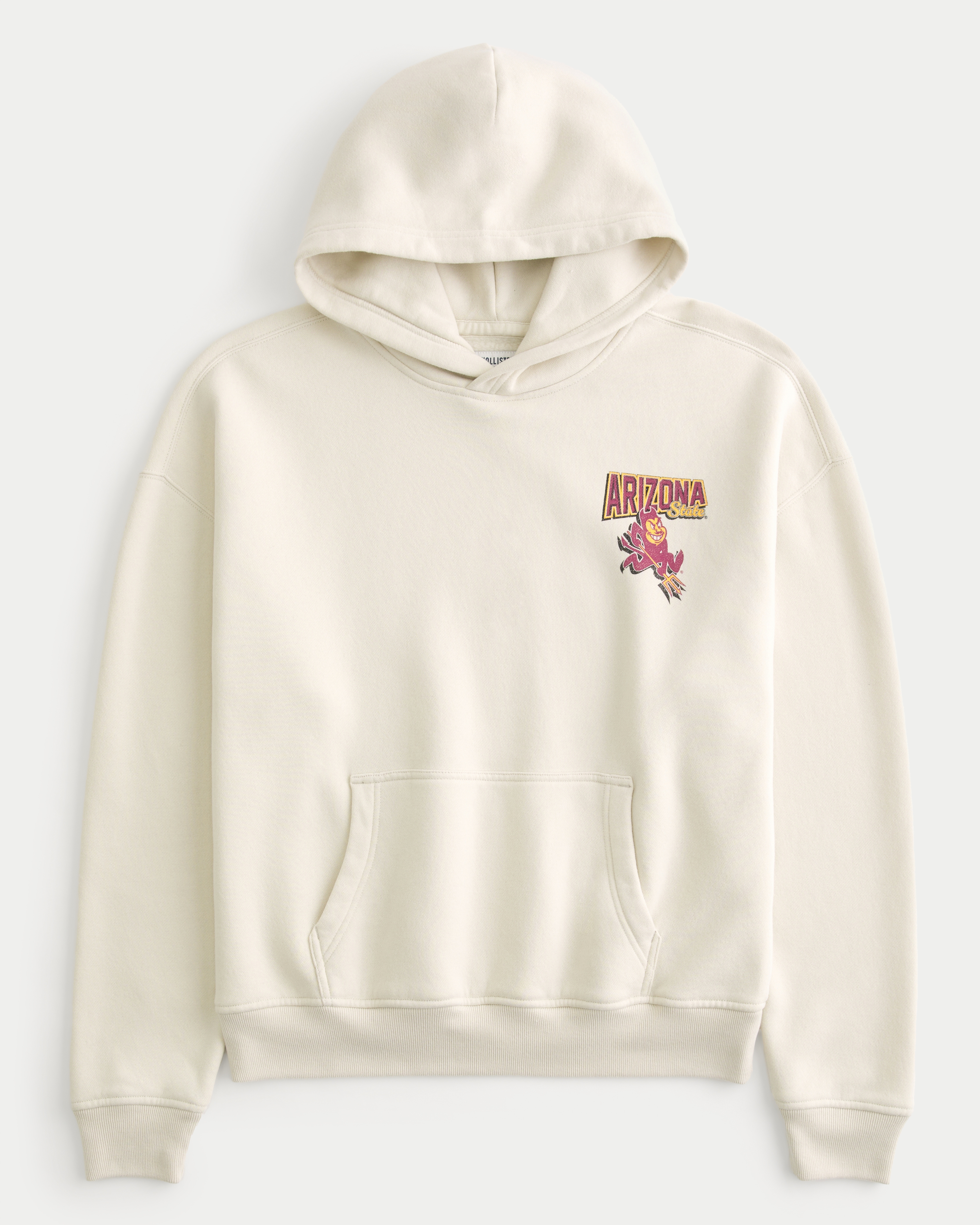 Boxy Arizona State University Sun Devils Graphic Hoodie