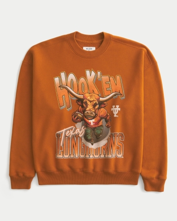 Men's University of Texas at Austin Longhorns Graphic Crew Sweatshirt ...