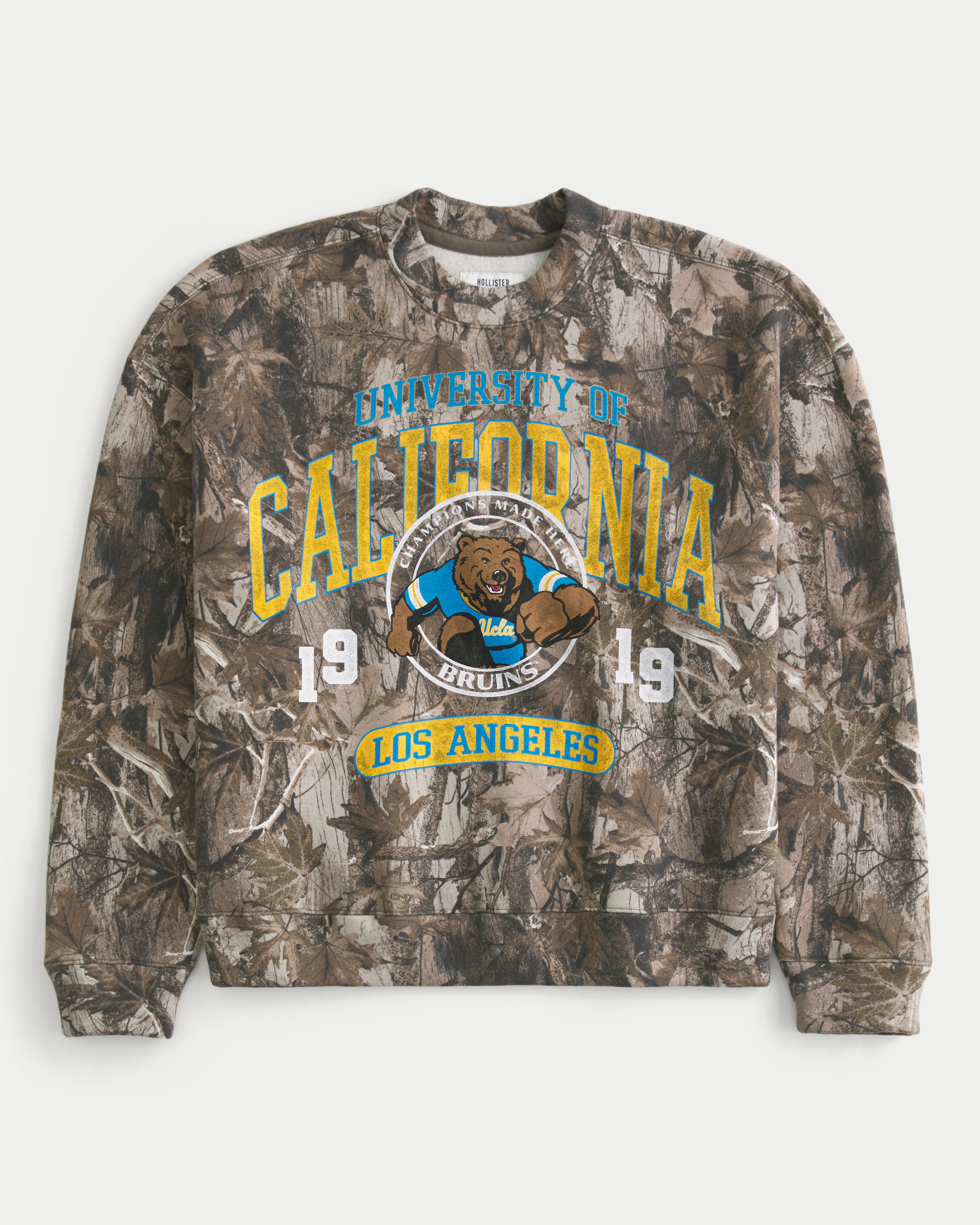 UCLA Bruins Graphic Camo Crew Sweatshirt