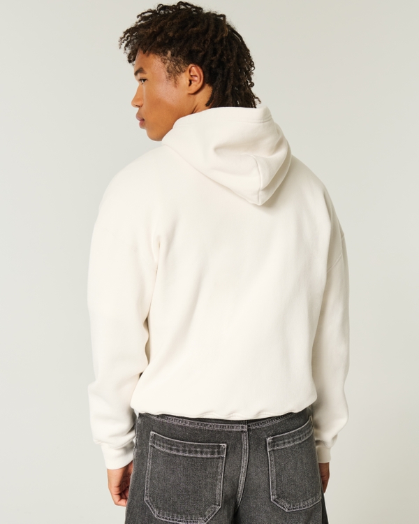 Boxy University of Tennessee Volunteers Graphic Hoodie, Cream view 2