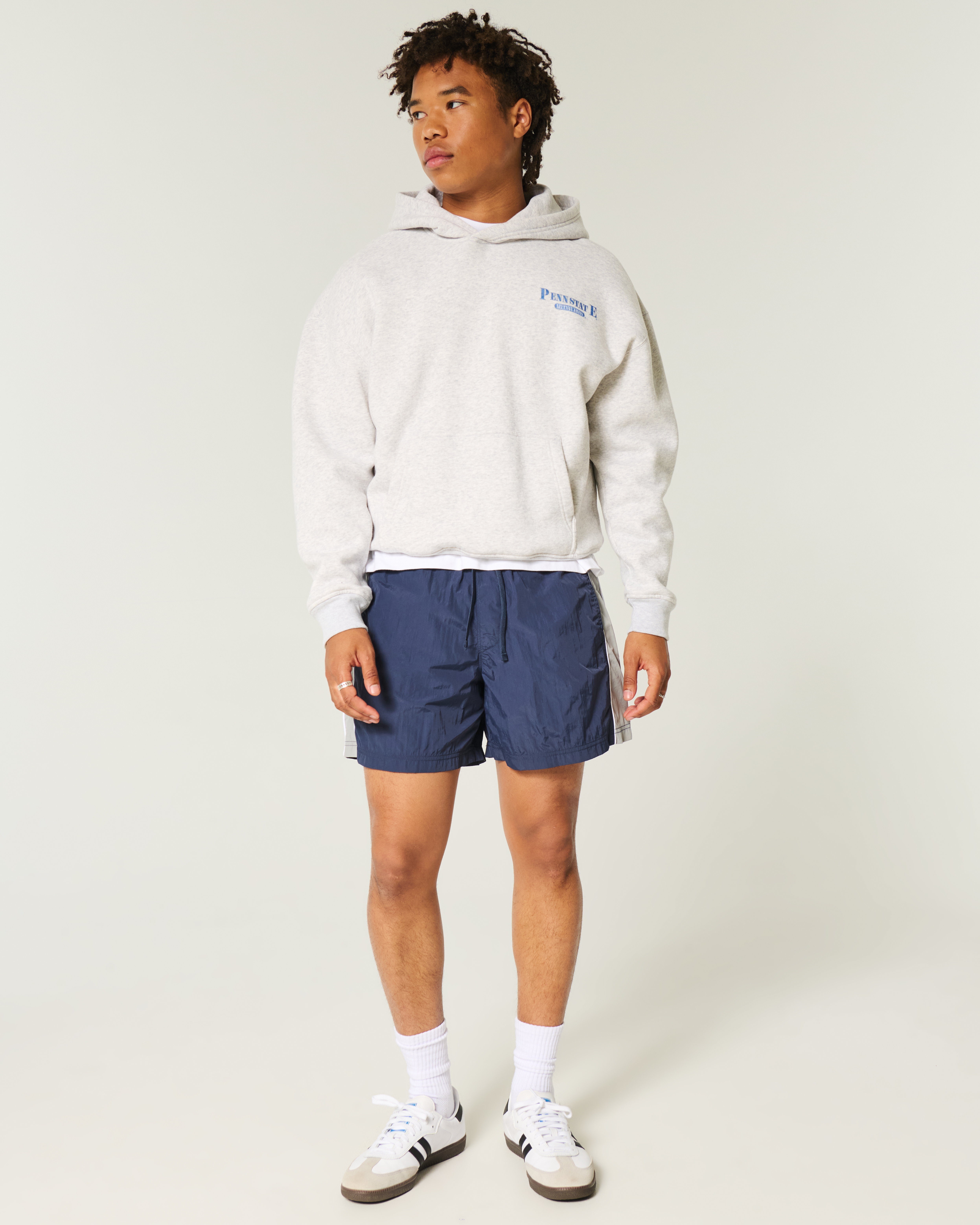 Boxy Penn State University Nittany Lions Graphic Hoodie