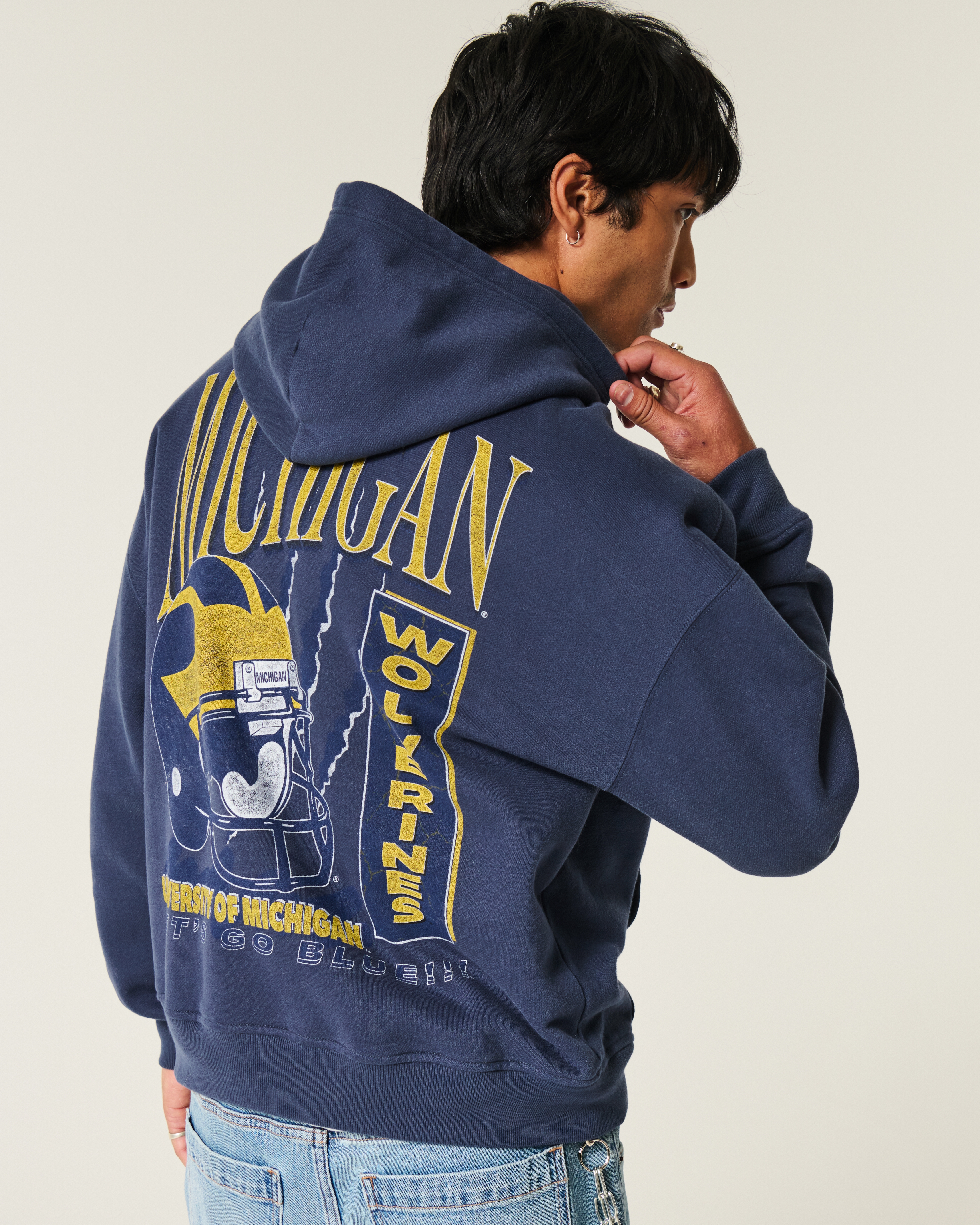 University of Michigan Wolverines Graphic Hoodie