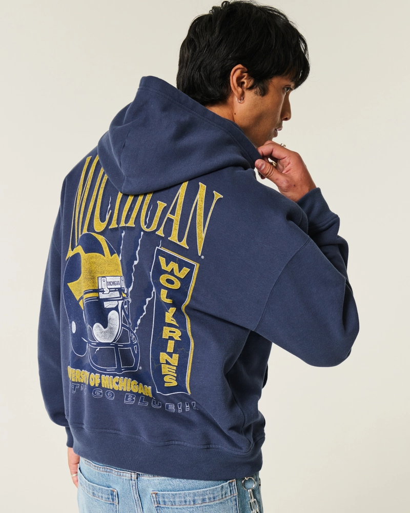 University of Michigan Wolverines Graphic Hoodie