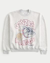 Boxy Yale Bulldogs Graphic Hoodie