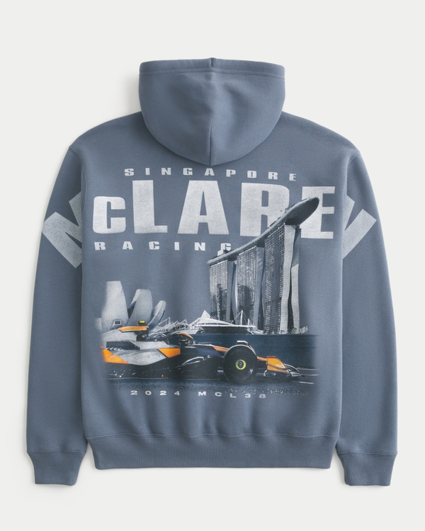 McLaren Graphic Hoodie, Blue Gray view 1