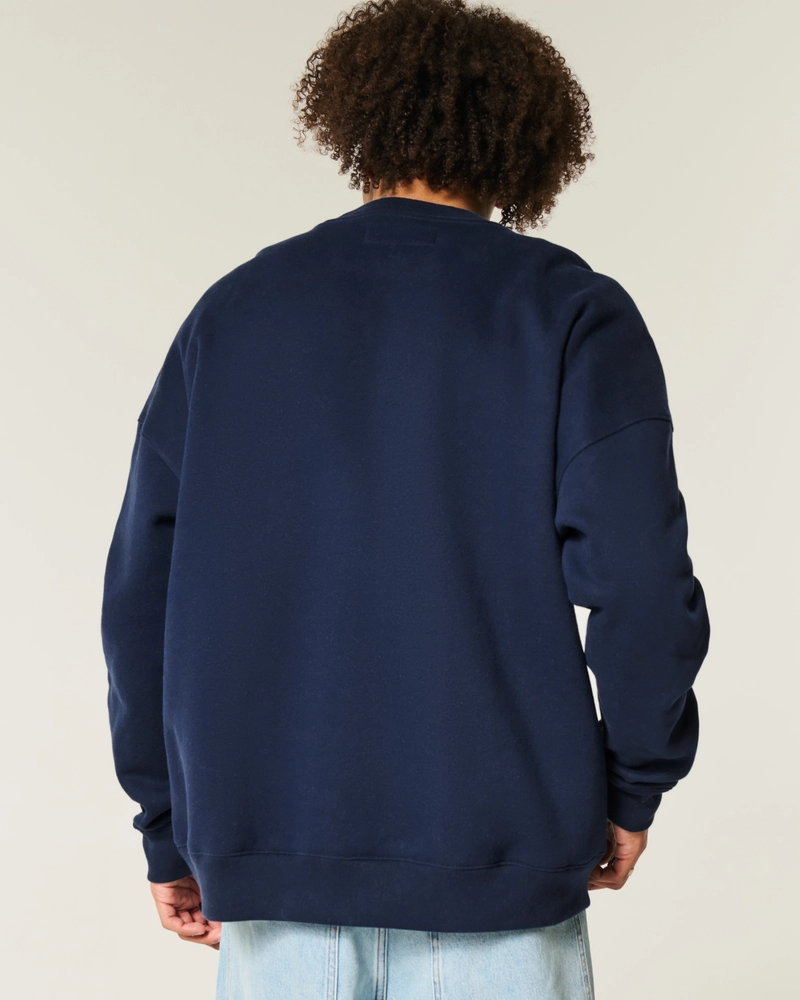 Baggy Dublin Graphic Crew Sweatshirt