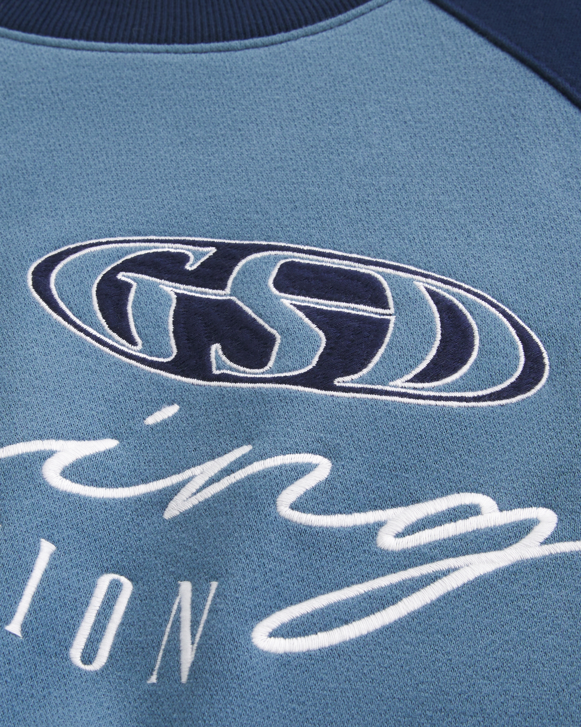 Baggy Racing Division Graphic Crew Sweatshirt