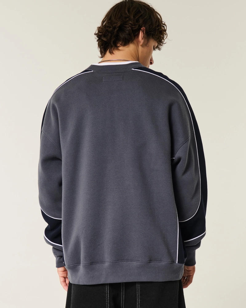Baggy Tokyo Graphic Crew Sweatshirt