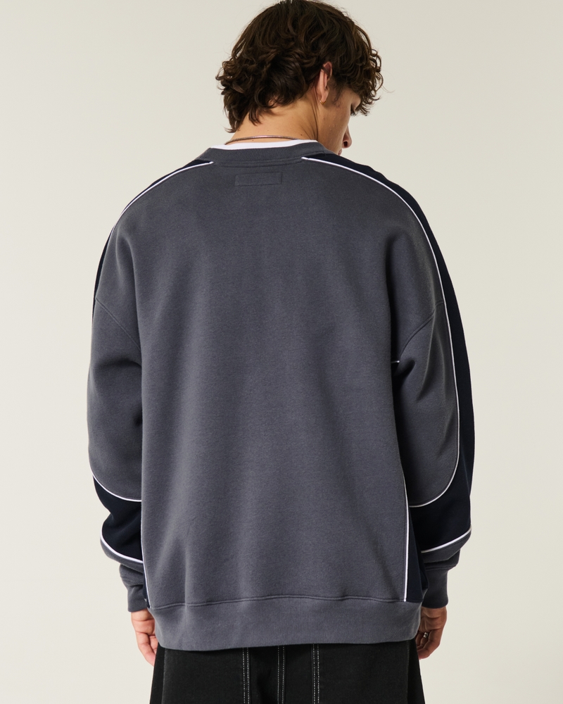 Baggy Tokyo Graphic Crew Sweatshirt