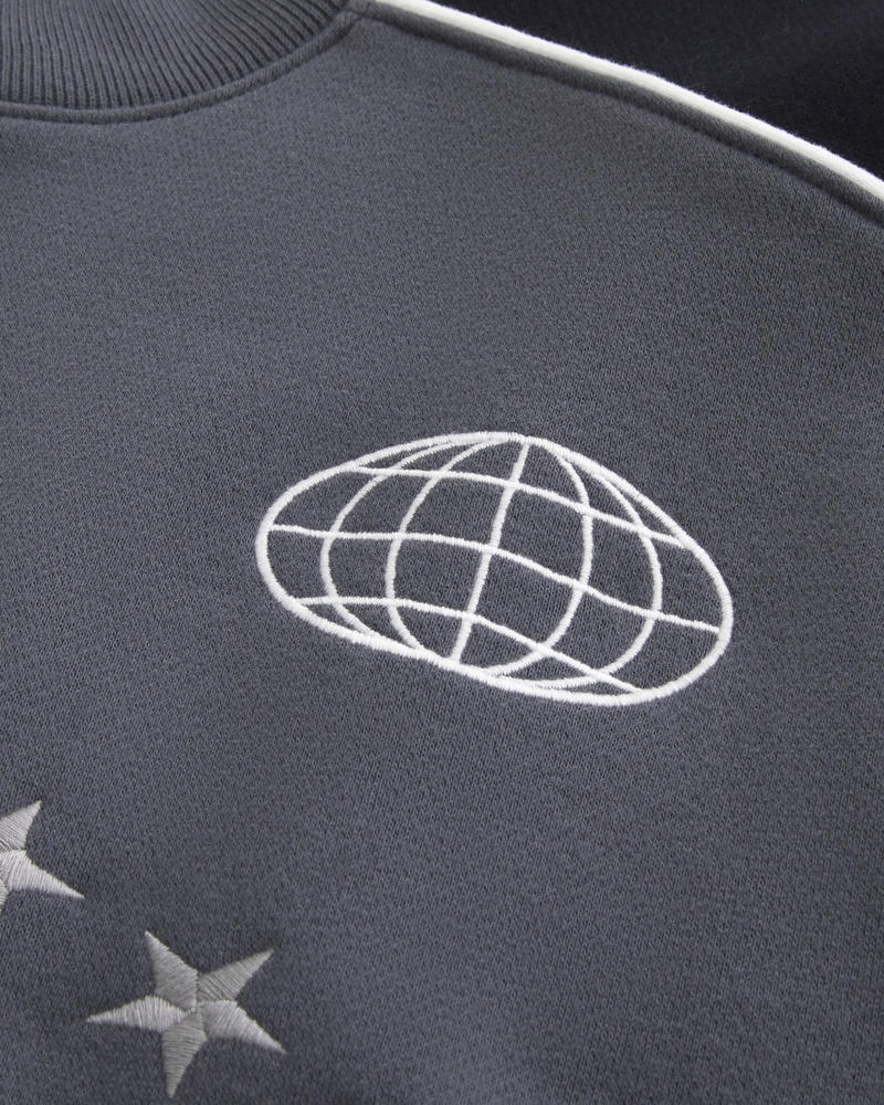 Baggy Tokyo Graphic Crew Sweatshirt