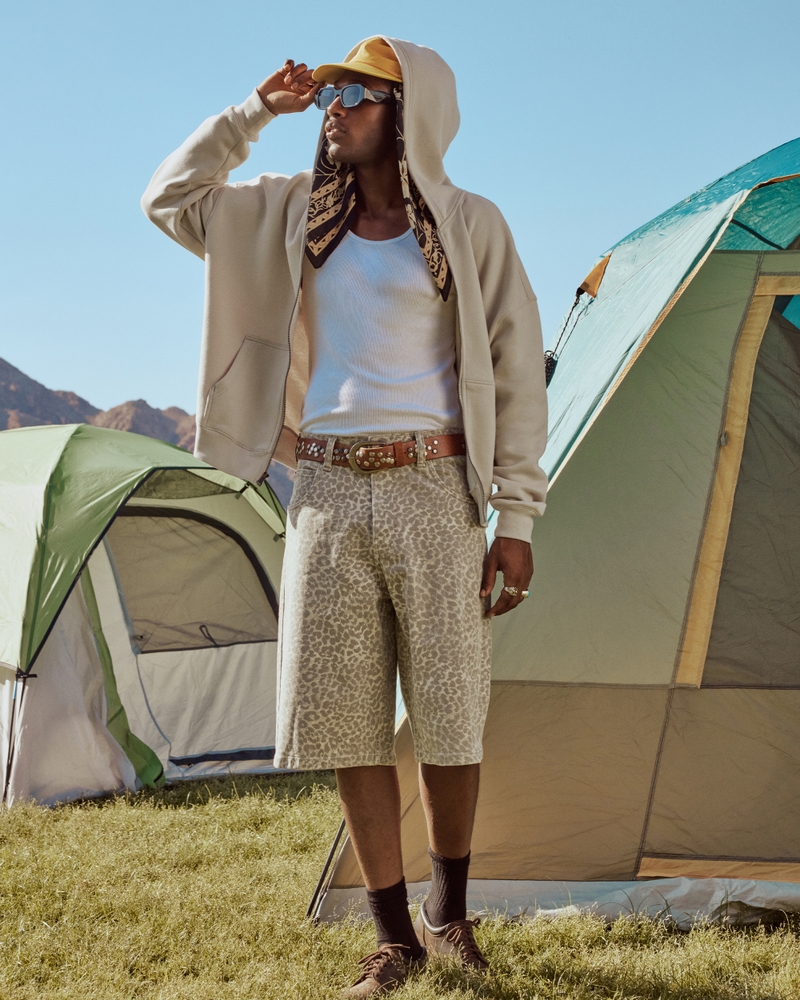Boxy Zip-Up Hoodie