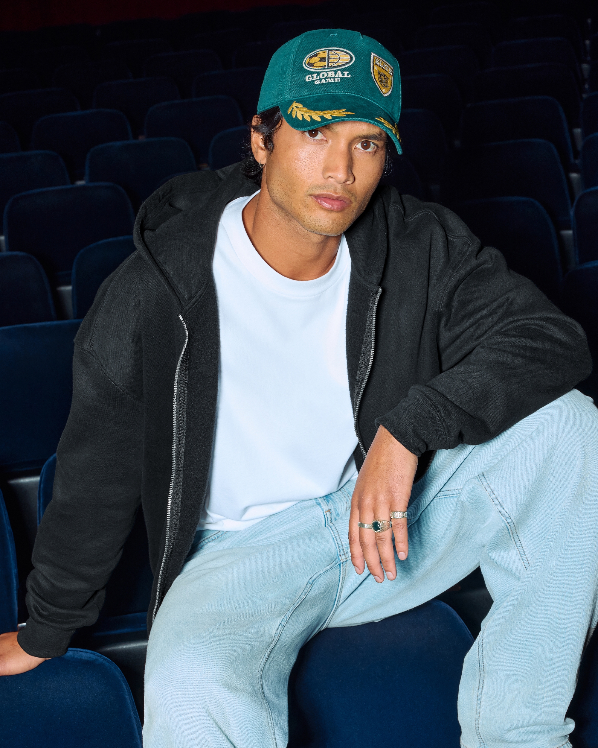 Boxy Zip-Up Hoodie