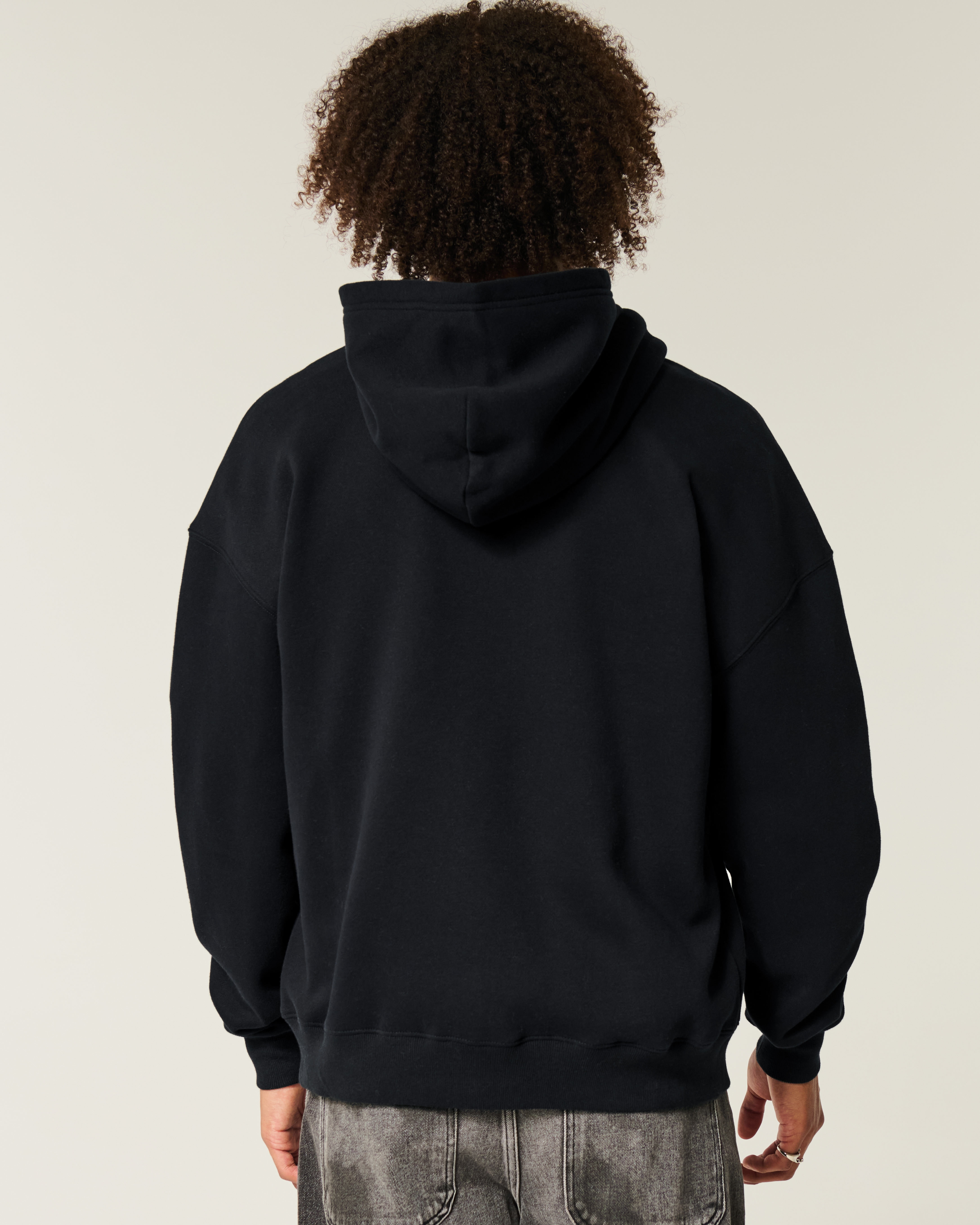 Boxy Zip-Up Hoodie