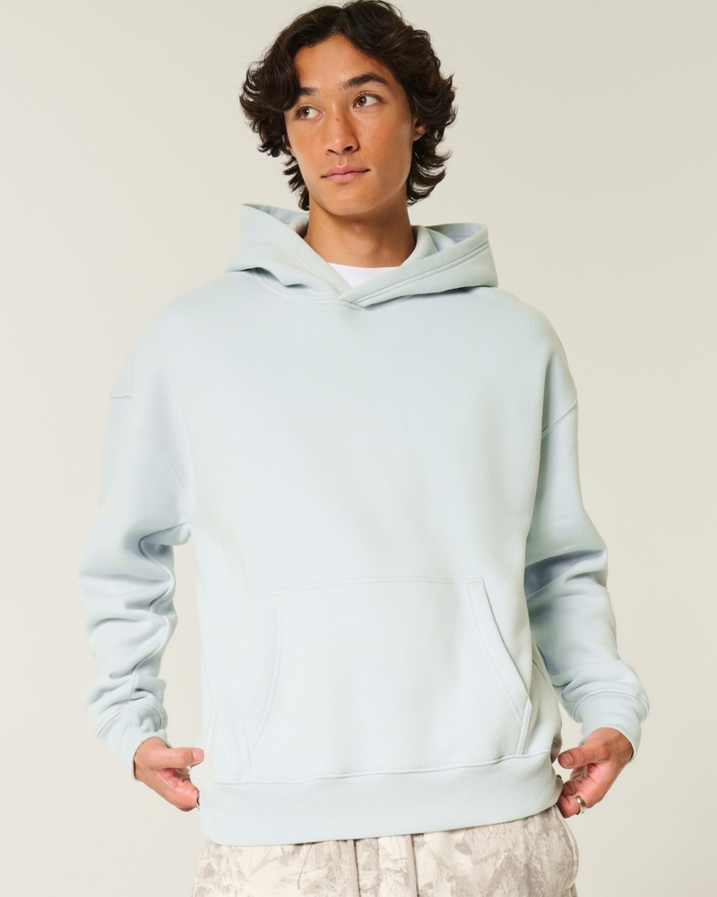Boxy Graffiti Graphic Hoodie
