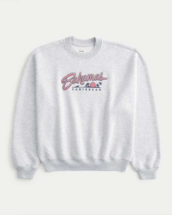 Baggy Cinch Bahamas Graphic Crew Sweatshirt