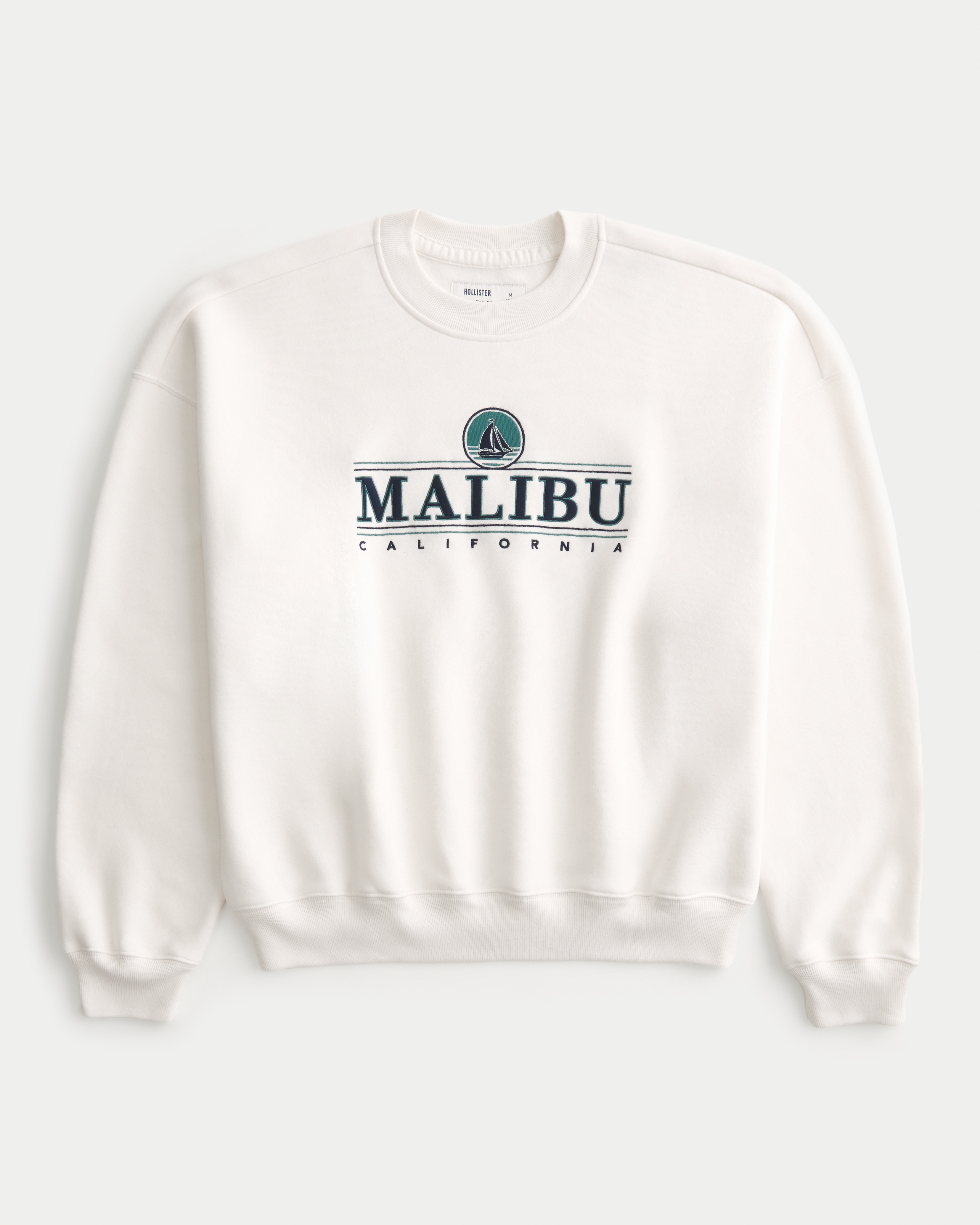 Baggy Cinch Malibu Graphic Crew Sweatshirt