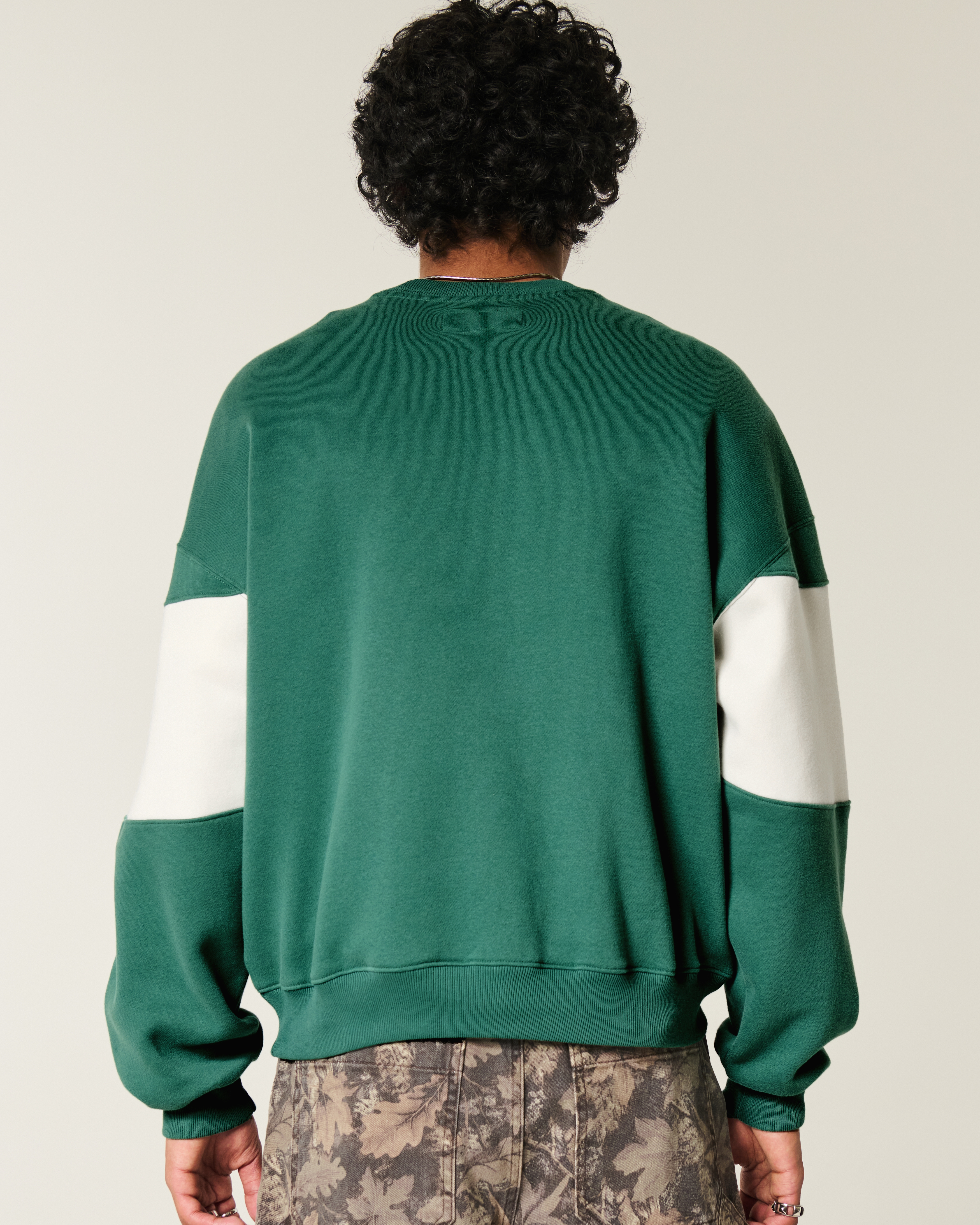 Hollister Baggy Cinch Charleston Graphic Crew Sweatshirt | Liberty