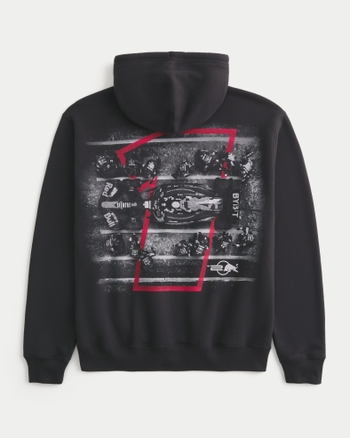 ★Hollister Co★Oracle Red Bull Racingグラフィックフーディ Men's Relaxed Oracle Red Bull Racing Graphic Hoodie | Men's