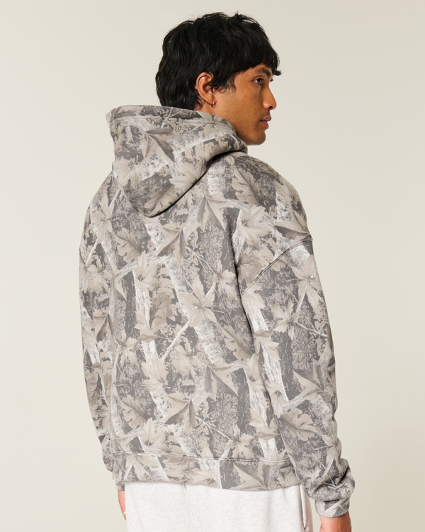 Boxy Hoodie, Brown Camo view 2