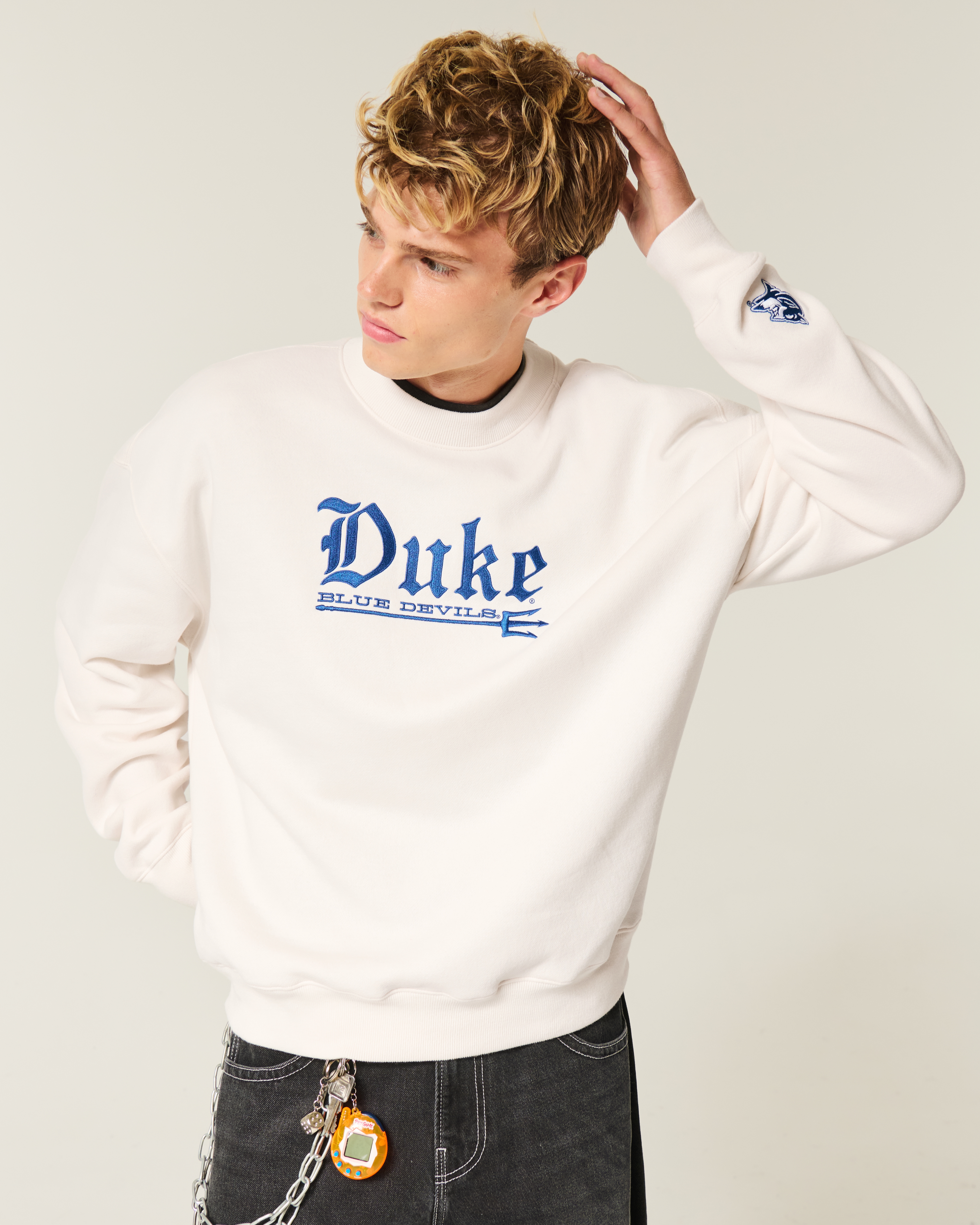 Duke University Blue Devils Graphic Crew Sweatshirt