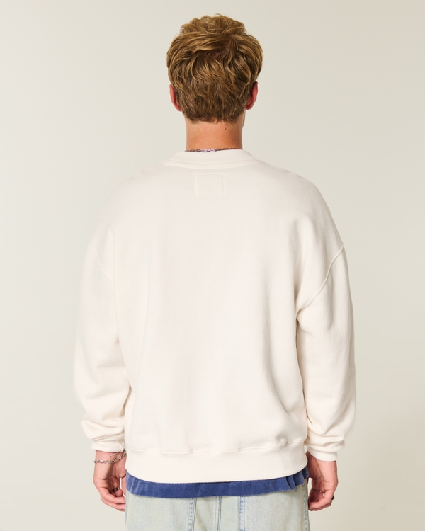 Boxy University of Notre Dame Fighting Irish Graphic Crew Sweatshirt