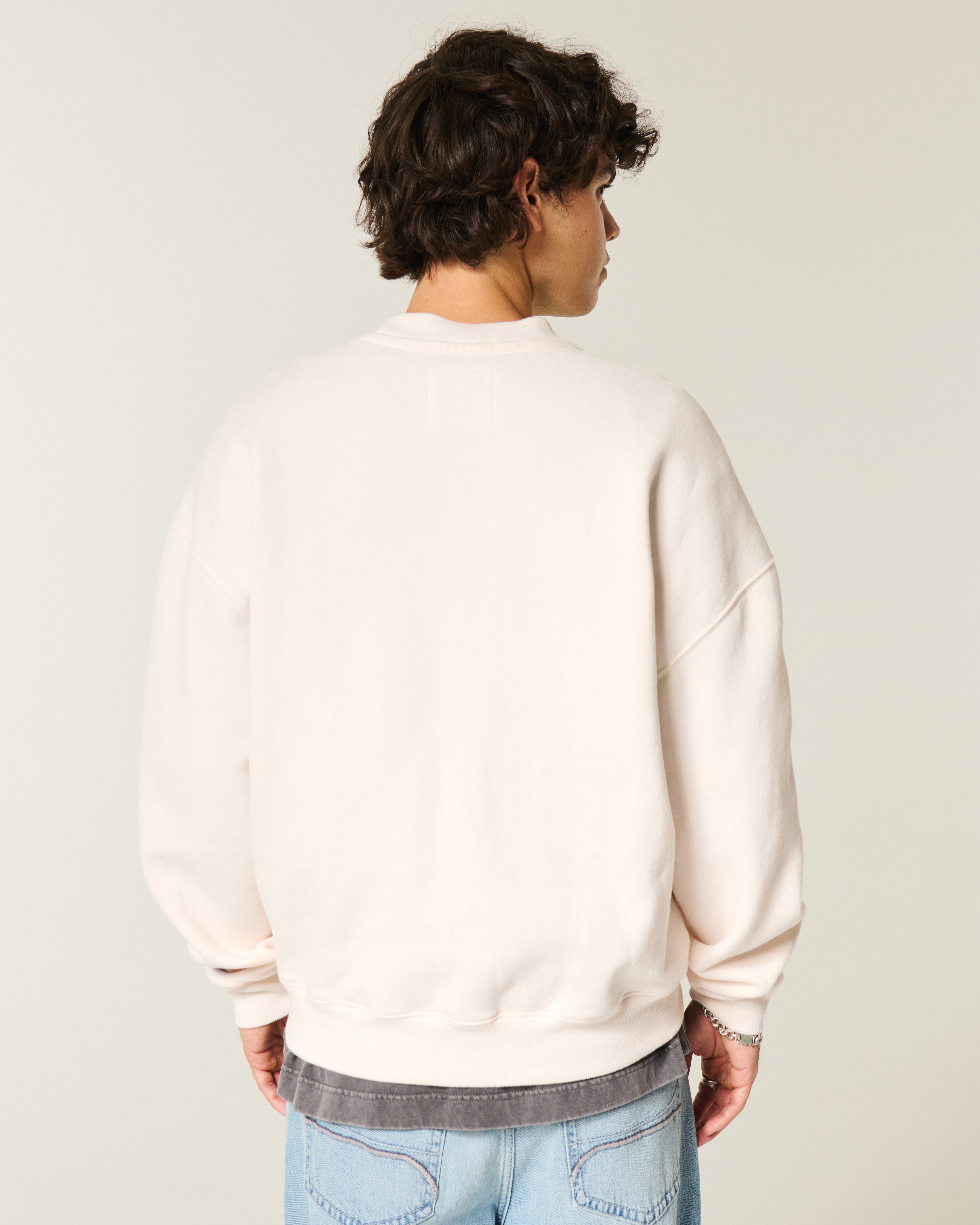 Boxy University at Buffalo Bulls Graphic Crew Sweatshirt