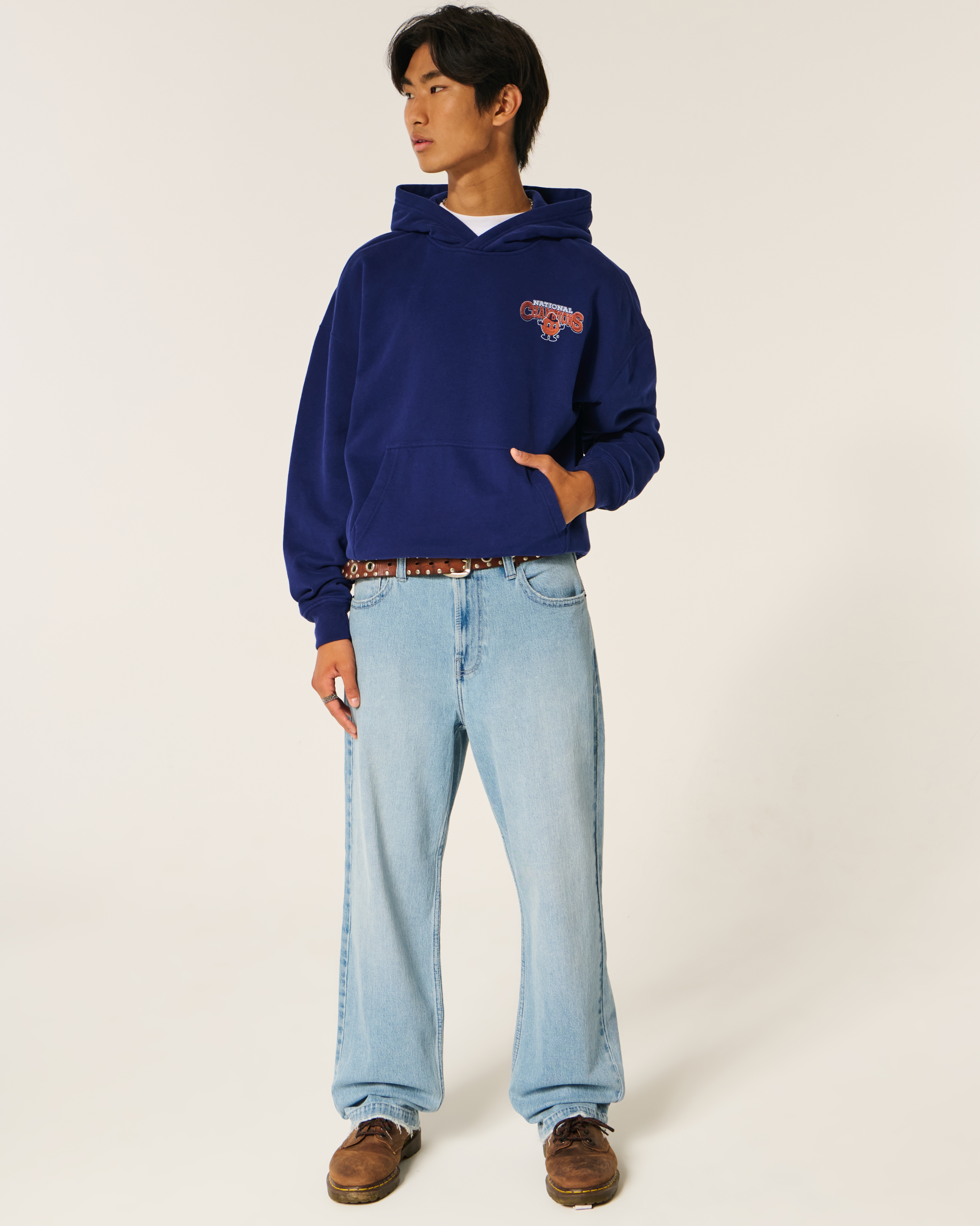 Boxy Syracuse University Orange Graphic Hoodie