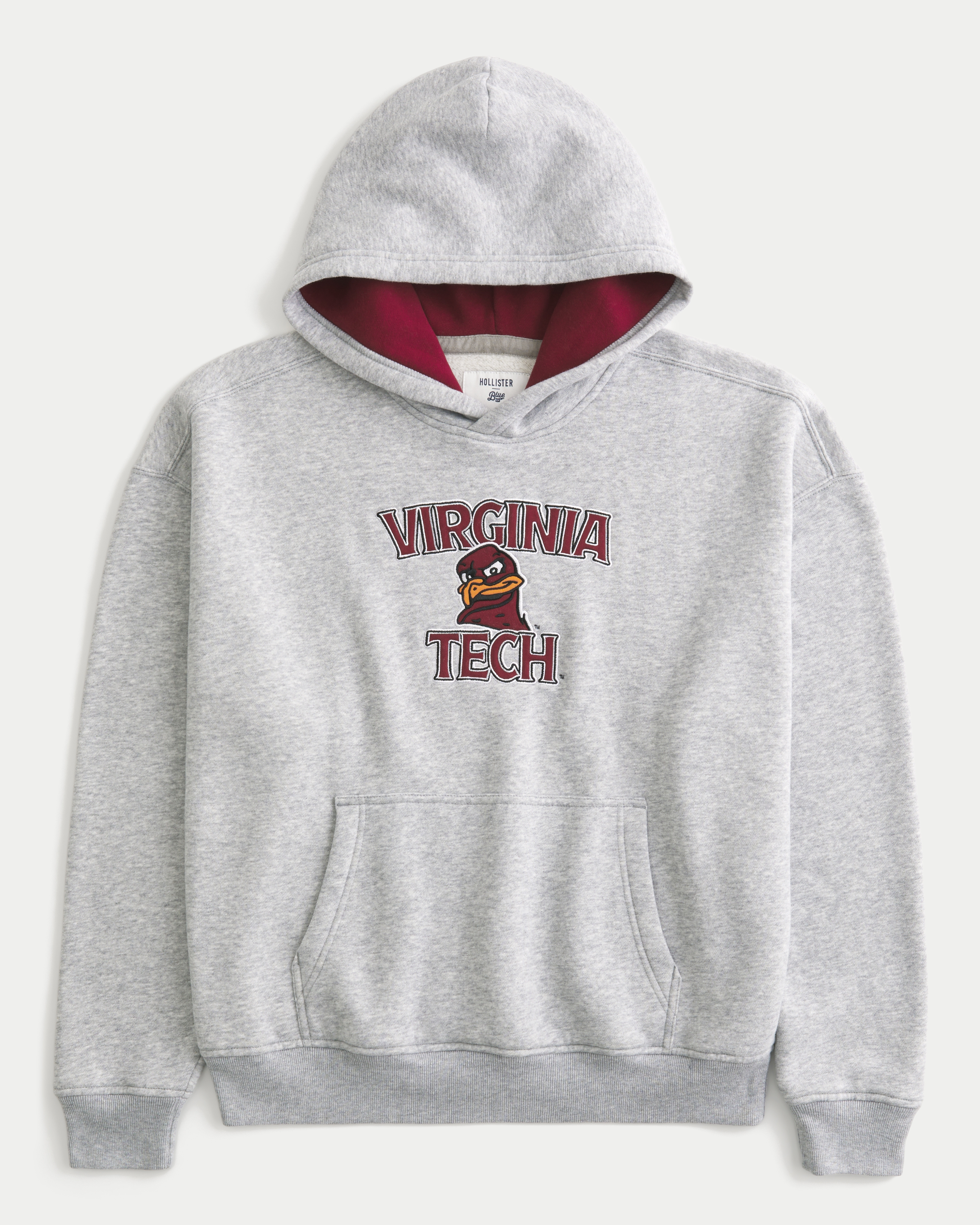 Boxy Virginia Tech Hokies Graphic Hoodie