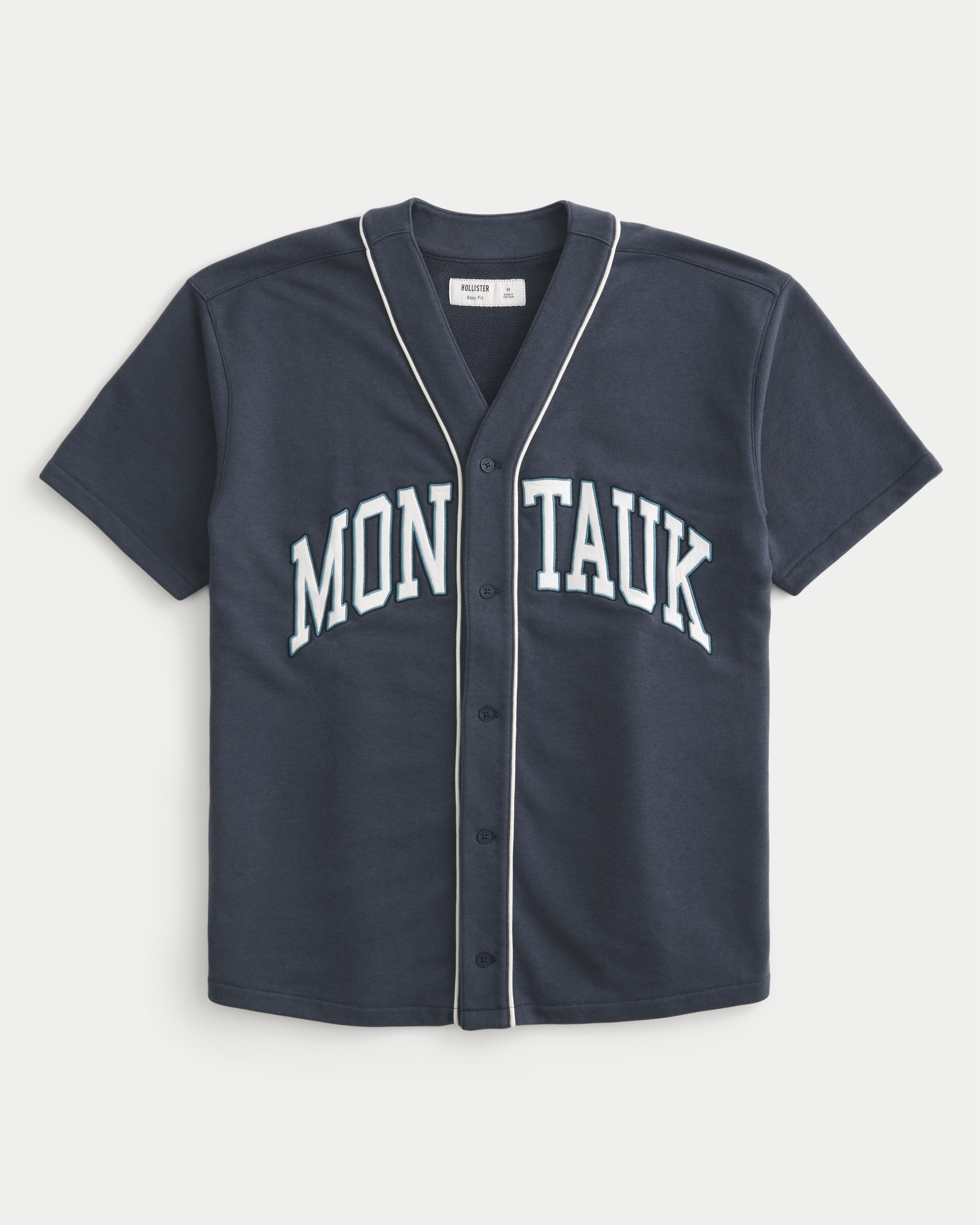Boxy Montauk Graphic Baseball Jersey