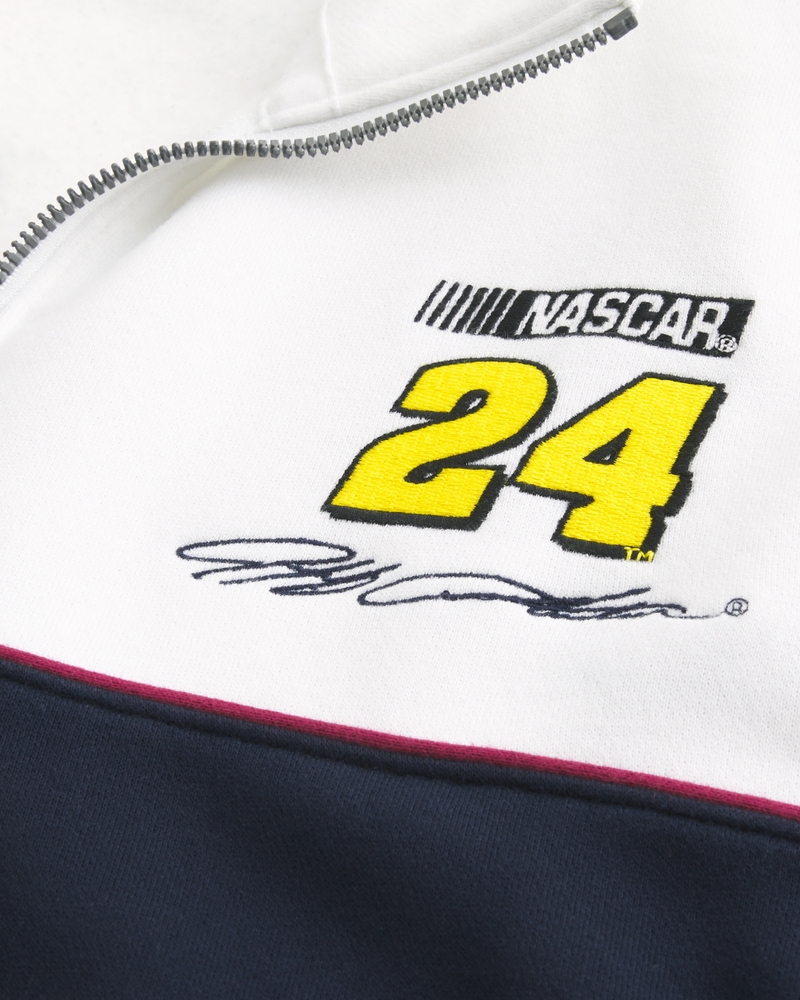 Boxy NASCAR Jeff Gordon Graphic Half-Zip Sweatshirt