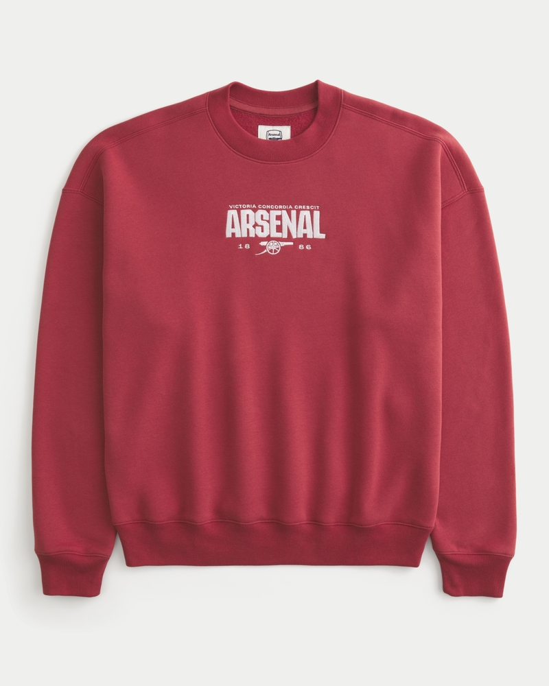 Boxy Arsenal FC Graphic Crew Sweatshirt